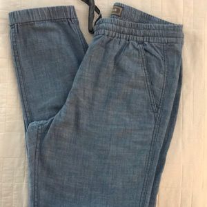 J. Crew Point Sur Chambray Joggers